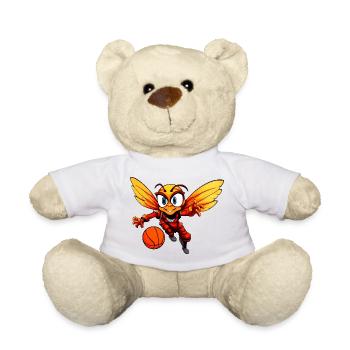 Biene Basketballer - Teddy - Weiß - Vorne