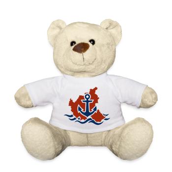 Ahoi Hamburg - Teddy - Weiß - Vorne