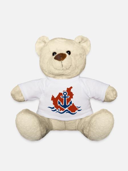 Ahoi Hamburg - Teddy - Weiß