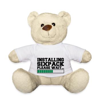 INSTALLING SIXPACK 2 - Nounours - blanc - Devant