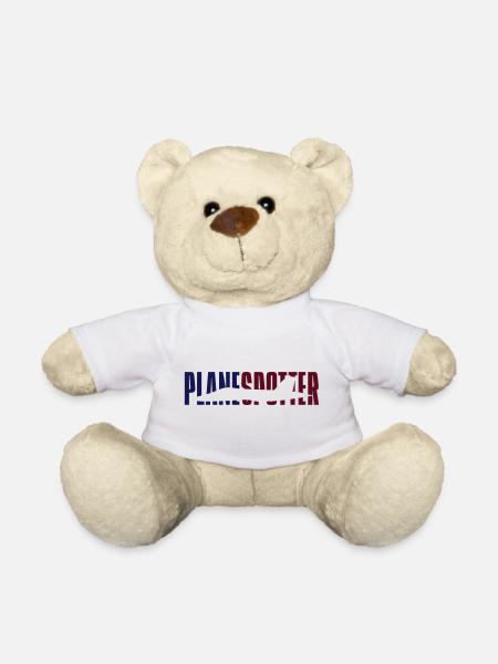 PlaneSpotter - Teddy - Weiß