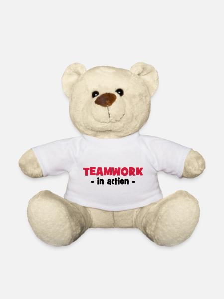 Teamwork in Action - Teddy - Weiß