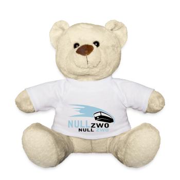 0202 - 10cm x 6cm - Teddy - Weiß - Vorne