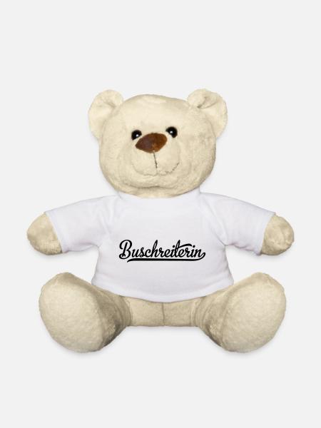 Buschreiterin - Teddy - Weiß