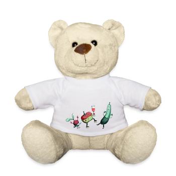 fresh veggis - Teddy Bear - white - Front