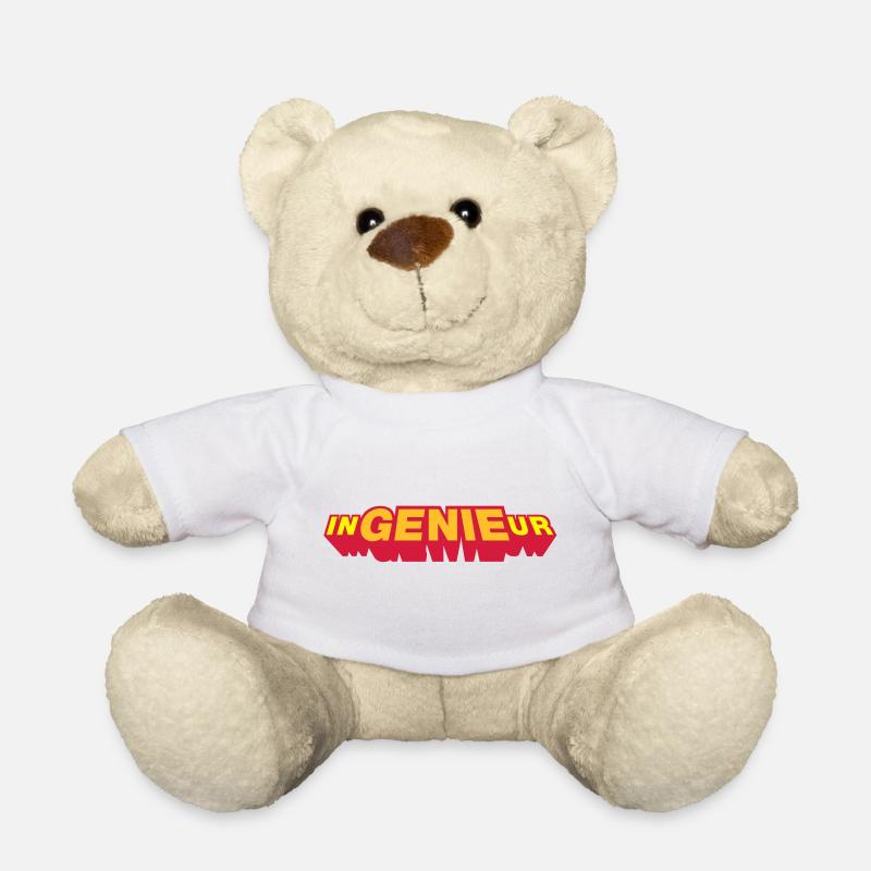ingénieur, trois couleurs - Nounours - blanc