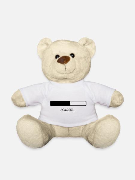 Loading ... - Teddy Bear - white
