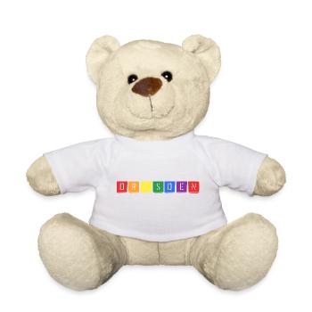 Buntes Dresden - Teddy - Weiß - Vorne