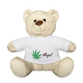(il)legal Cannabis legalize it - Teddy - Weiß - Vorne