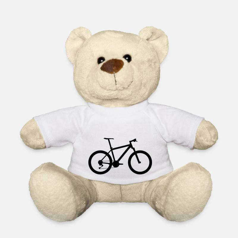 Bicycle cycling bicycle icon black - Teddy Bear - white