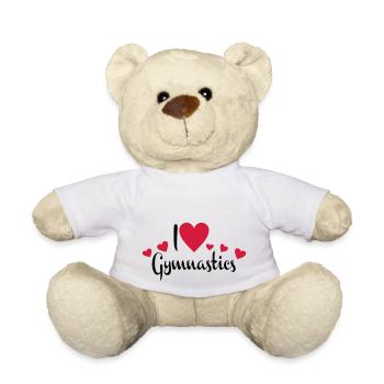 Gymnastik - Teddy - Weiß - Vorne