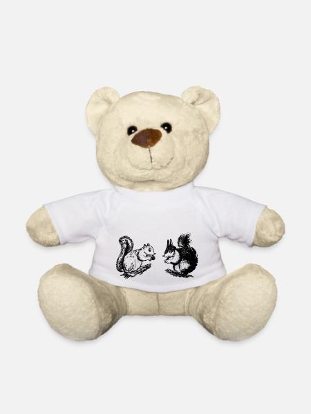 squirrelDUO - Teddy - Weiß