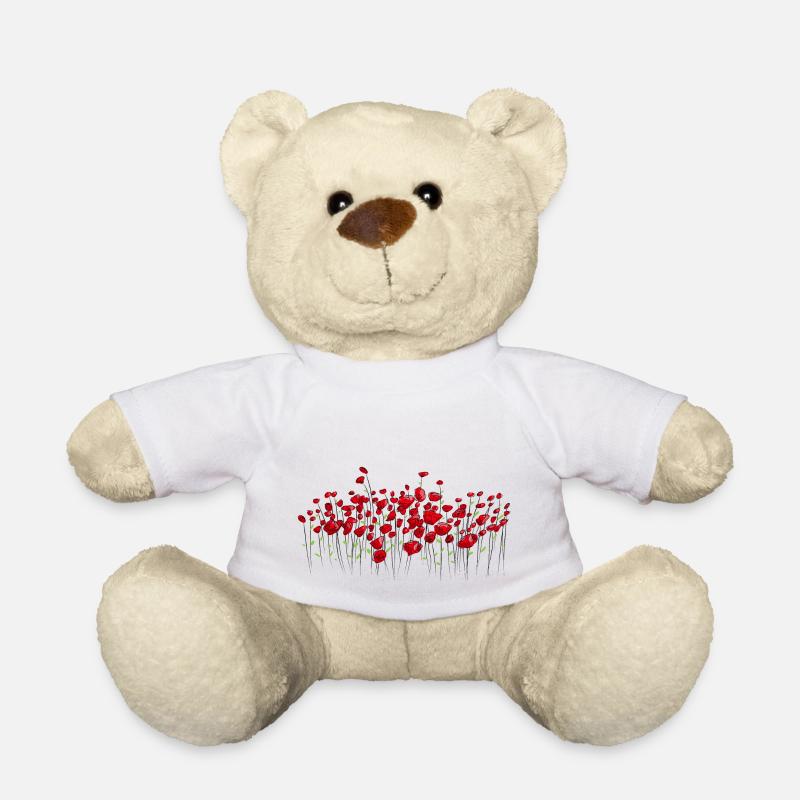 Mohnblume Mohnblumen Ackerrand - Teddy - Weiß