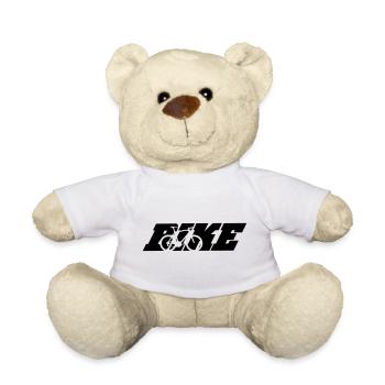 bike - Teddy Bear - white - Front