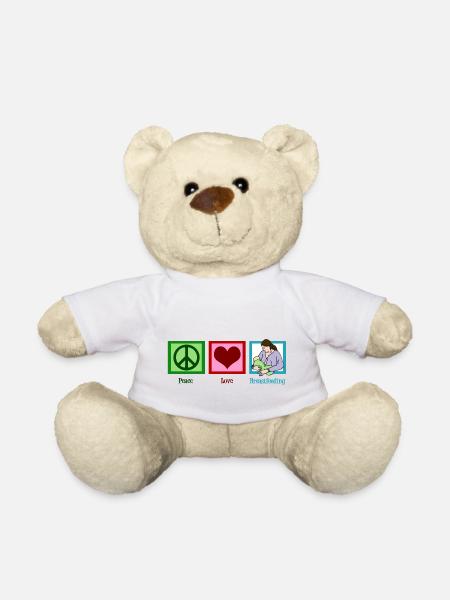 Friedensliebes-Stillen - Teddy - Weiß