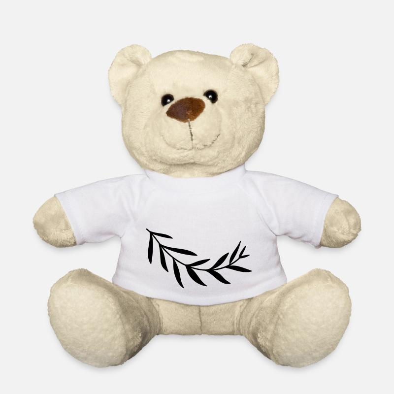 Branche branche feuille feuilles plante nature arbuste branches - Nounours - blanc