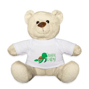 Dame tortue - Nounours - blanc - Devant