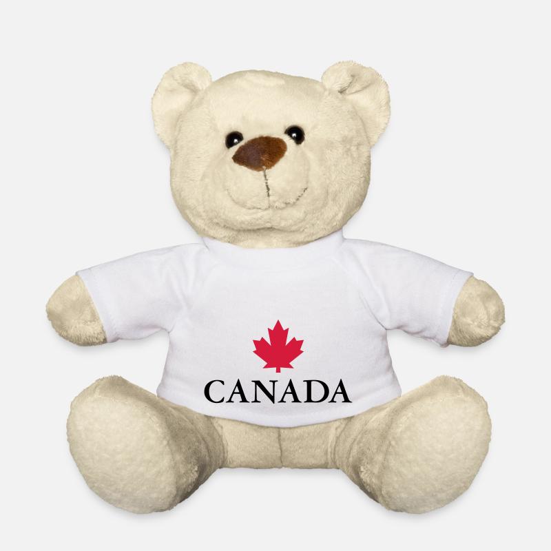 Canada Ottawa Ahorn Maple Leaf Kanada Amerika - Teddy - Weiß