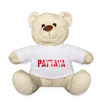 Pattaya City Thailand Asia Travel Party - Nounours - blanc - Devant