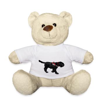 Schnauzer UNIQUEMENT - Nounours - blanc - Devant