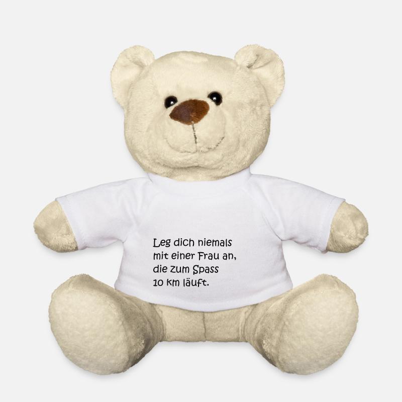 Laufspruch - Teddy - Weiß