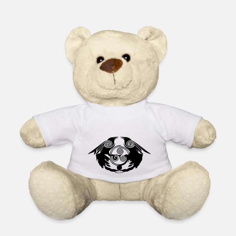 Keltische Raben - Teddy - Weiß
