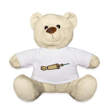 Spanish Cracker Böller - Teddy - Weiß - Vorne