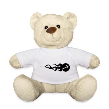BBQ - Barbecue - Nounours - blanc - Devant