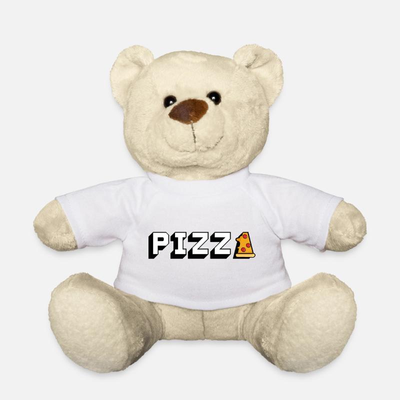 Pizza - Teddy - Weiß