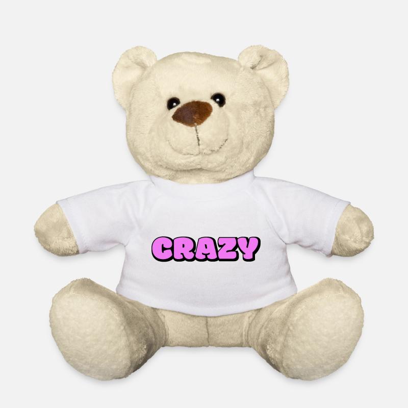 crazy - Nounours - blanc