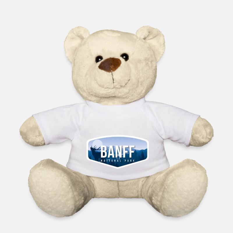 Banff Nationalpark Geschenk Souvenir - Teddy - Weiß