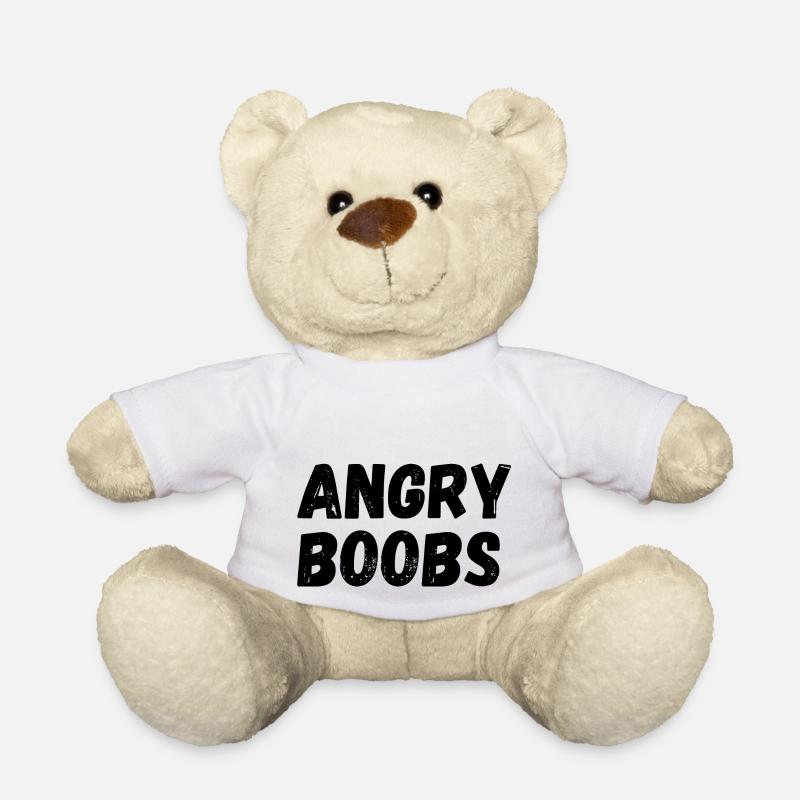 Angry Boobs - Teddy - Weiß