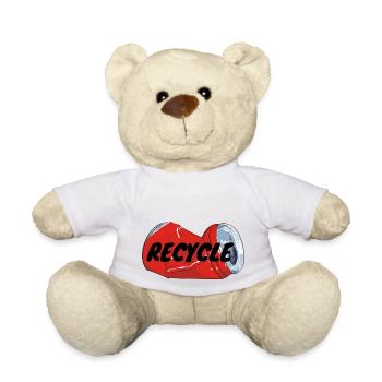 Recycling Umweltschutz Klimawandel Umwelt - Teddy - Weiß - Vorne