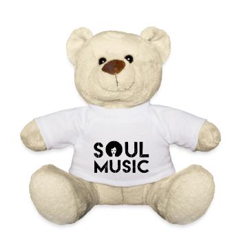 I Love Soul Music, Soul, Soul Hoodies, Soul T Shir - Teddy Bear - white - Front