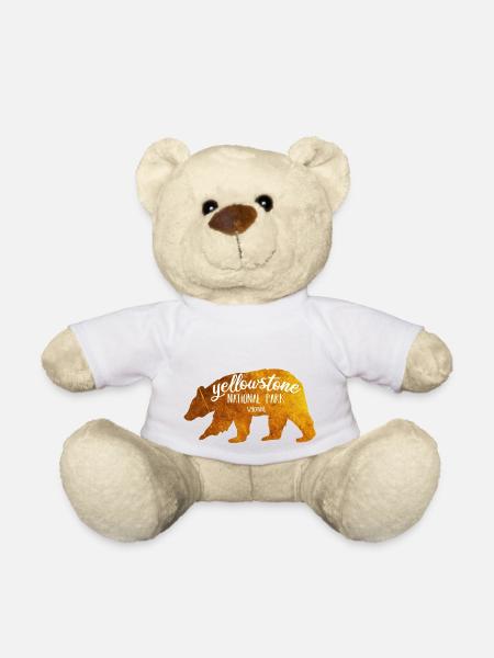 Yellowstone Bär farbe gold - Teddy - Weiß