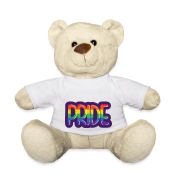 LGBT Pride - Teddy - Weiß - Vorne