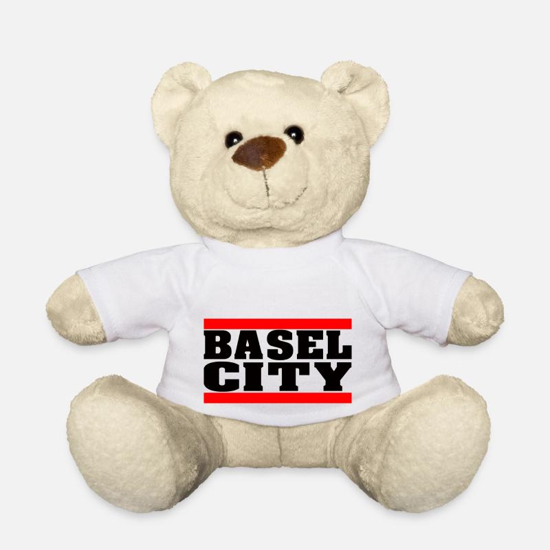 BASEL CITY - Teddy Bear - white