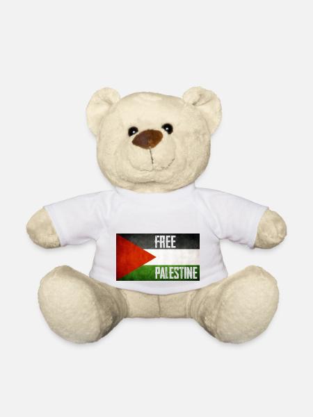 Freies Palästina - Teddy - Weiß