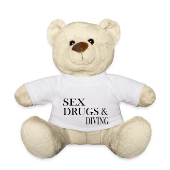Diving Dive plonger - Nounours - blanc - Devant