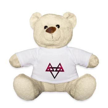 Neffex Logo 3D Red - Teddy - Weiß - Vorne