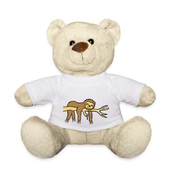 Joyeux paresseux suspendu - Nounours - blanc - Devant
