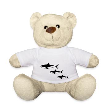 Requins - Nounours - blanc - Devant