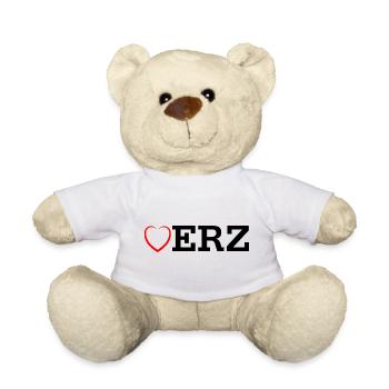 Ich Liebe das Erzgebirge - Teddy - Weiß - Vorne