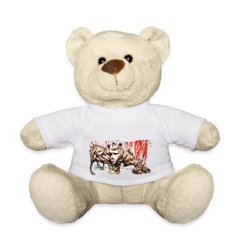 La Bête à l’intérieur - Nounours - blanc - Devant