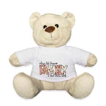 Familie, in der das Leben beginnt - Teddy - Weiß - Vorne