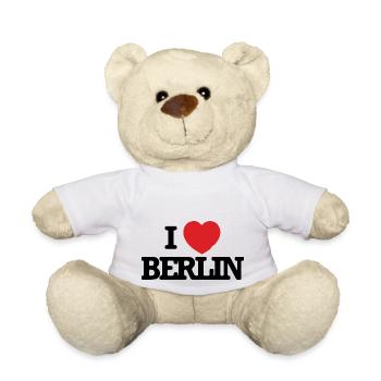 I love Berlin - Nounours - blanc - Devant