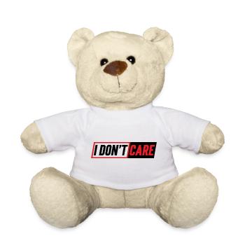 I don't care - Nounours - blanc - Devant