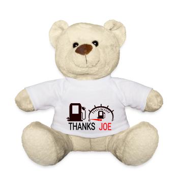 Petrol station - speedometer - Teddy Bear - white - Front