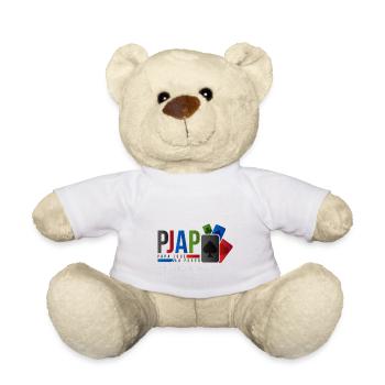 papa joue au poker design - Nounours - blanc - Devant