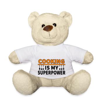 Cook - Teddy Bear - white - Front